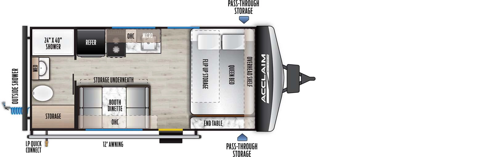 1600RBXLE Floorplan Image
